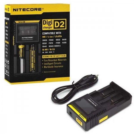 Nitecore D2 Batteri Oplader