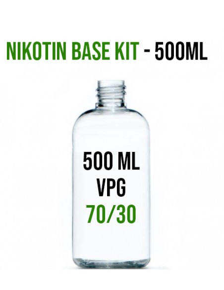 Nikotin Base Kit - 70VG/30PG 500ml