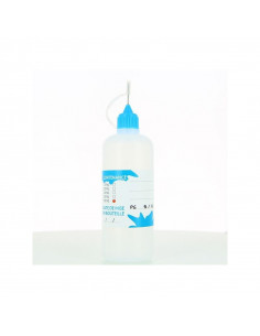 100ml nåleflaske med label