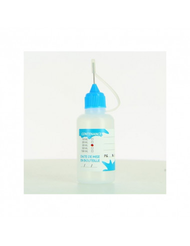 30ml nåleflaske med label